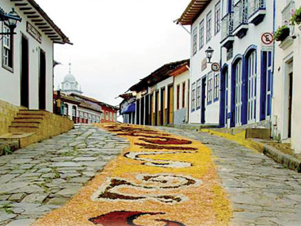 tapetes de rua em diamantina