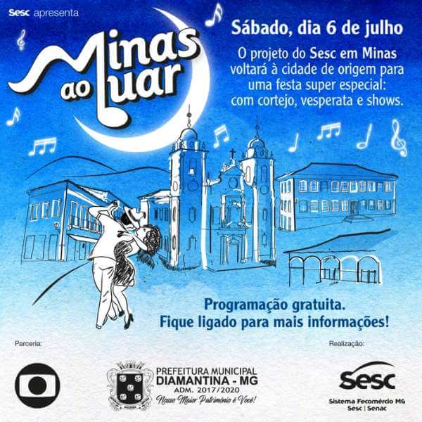 Minas ao Luar Diamantina 2019