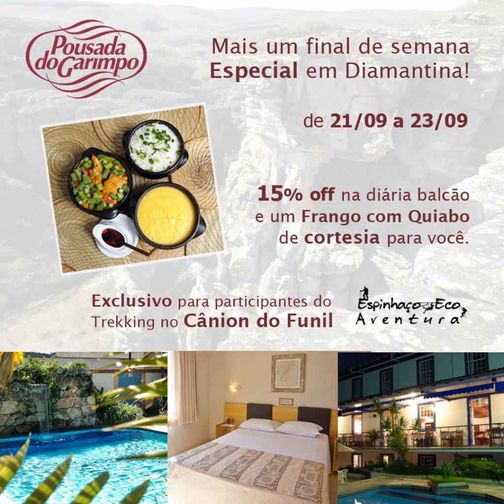 Cânion do Funil e promoção da Pousada do Garimpo