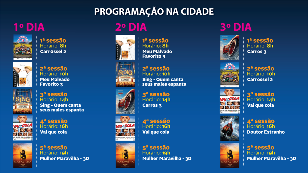 programação cinema diamantina